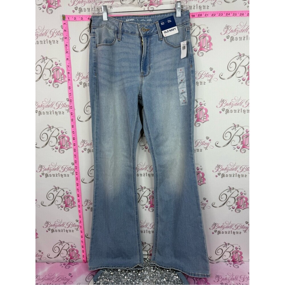 Old Navy wow flare pants Light Blue Wide Leg Jeans